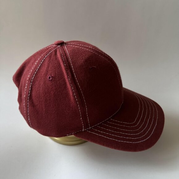 Unisex TC Baseball Hat Adjustable Strap Back Cap Vine Red One Size Fits Most - Picture 5 of 9